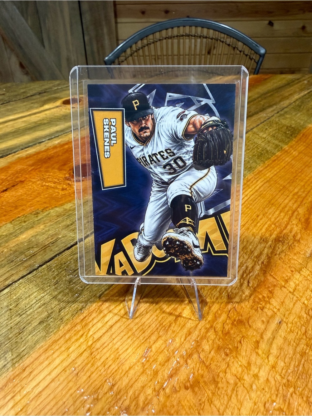 Paul Skenes Pittsburgh Pirates Kaboom! Custom Baseball Card